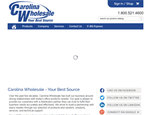 Tablet Screenshot of cwholesale.com
